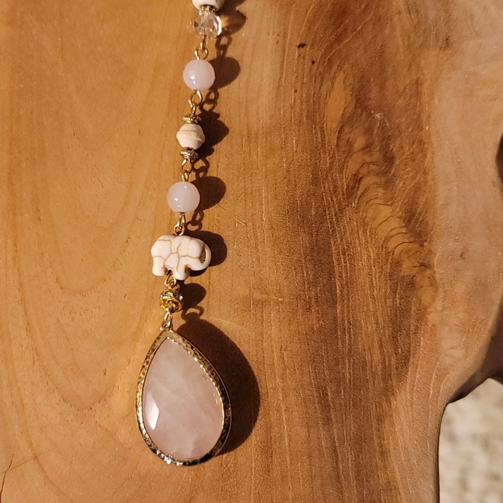 Beaded Elephant Necklace